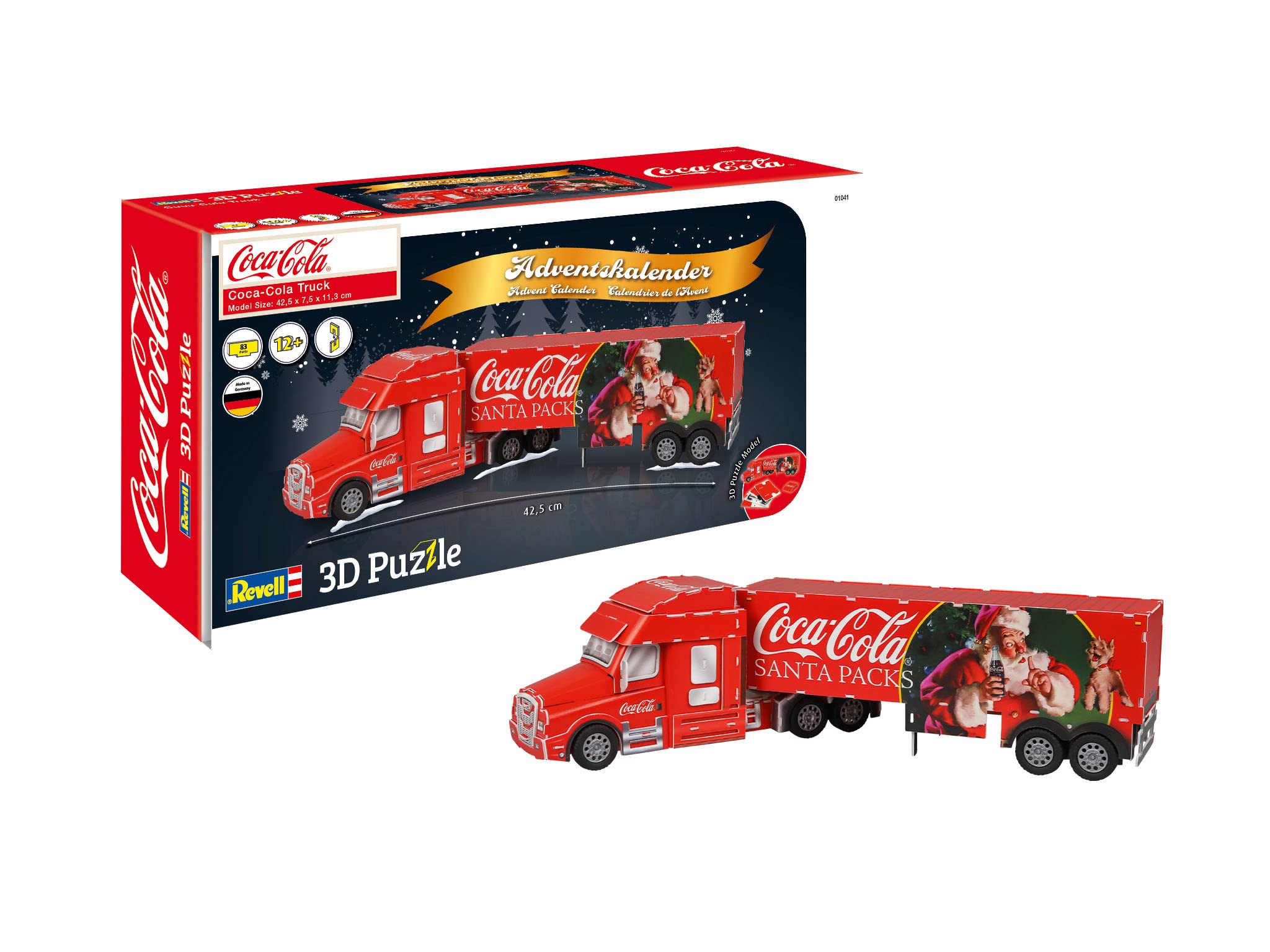 Amazon.com: Revell Advent Calendar Coca-Cola Truck 01041 I Advent